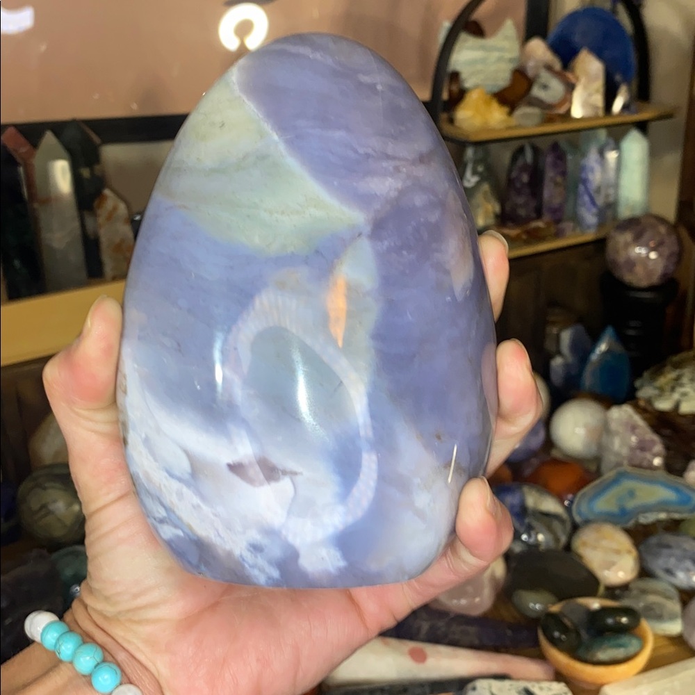 Huge High Quality Ocean Jasper Freeform | Polished Pastel Masterpiece